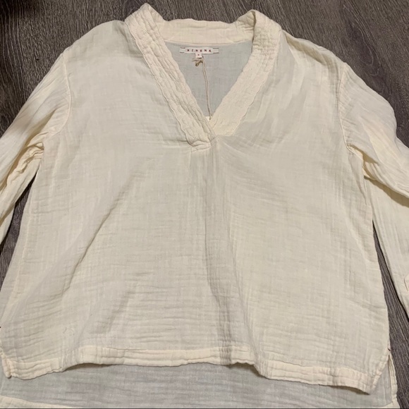 💗NWT💗 XIRENA AVA TOP - IVORY - Picture 5 of 10